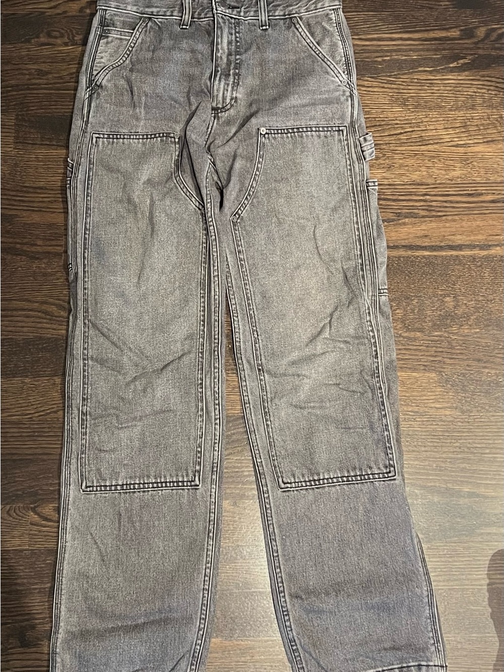 Denim Forum Black Wash Carpenter Jeans (size 26)
